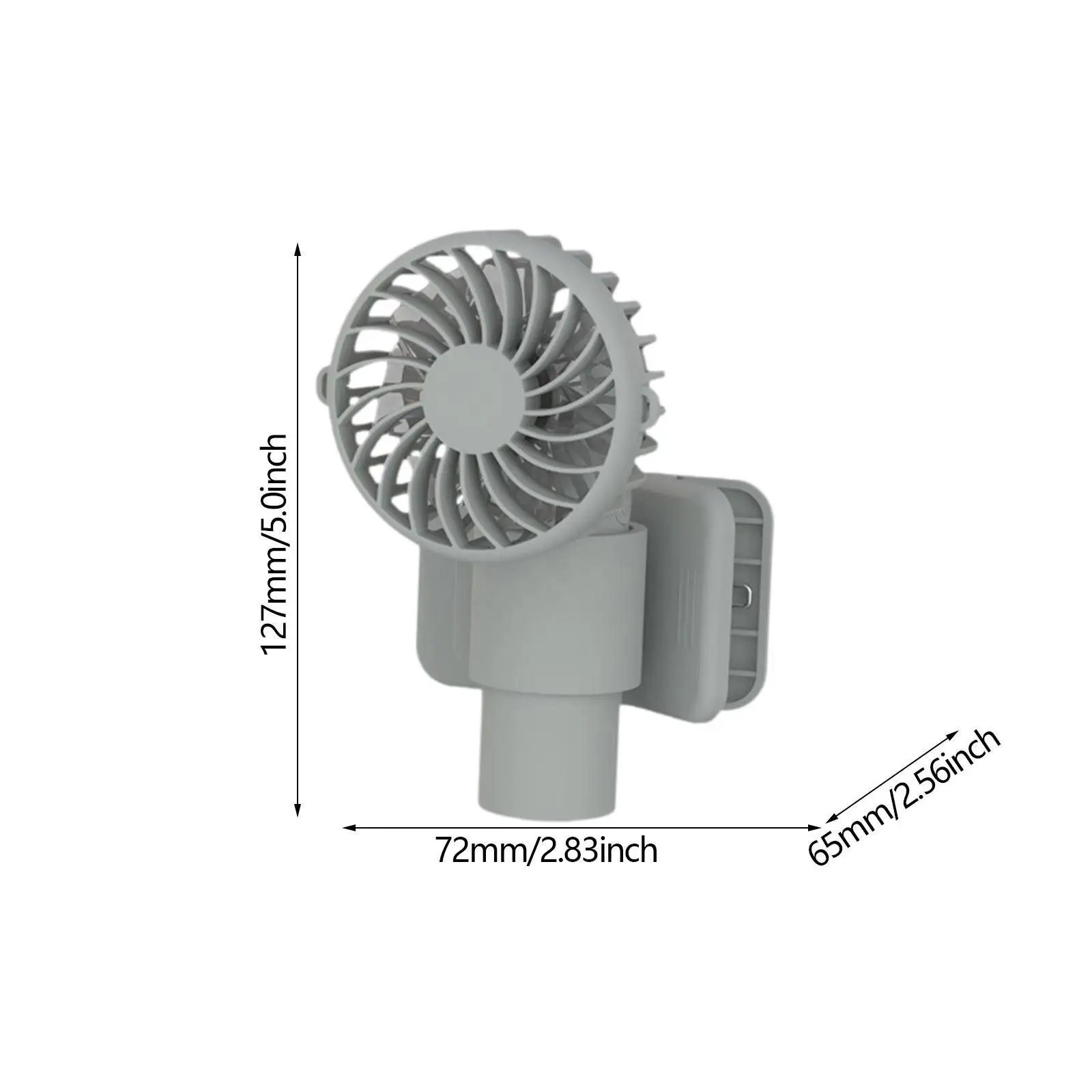 Clipe no ventilador 3 velocidades ajustável conveniente leve mini ventilador de mesa pessoal para pesca ciclismo acampamento viagem interior ao ar livre