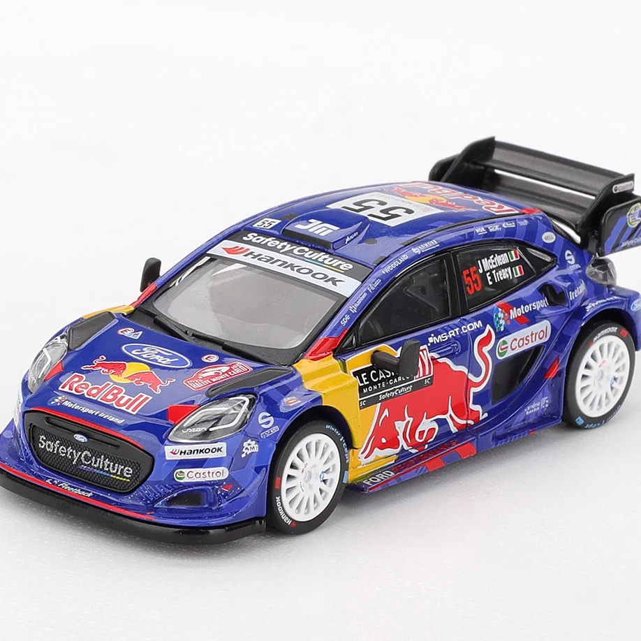 MINIGT 1:64 Ford Puma Rally1 #55 M-Sport Alloy Car Model
