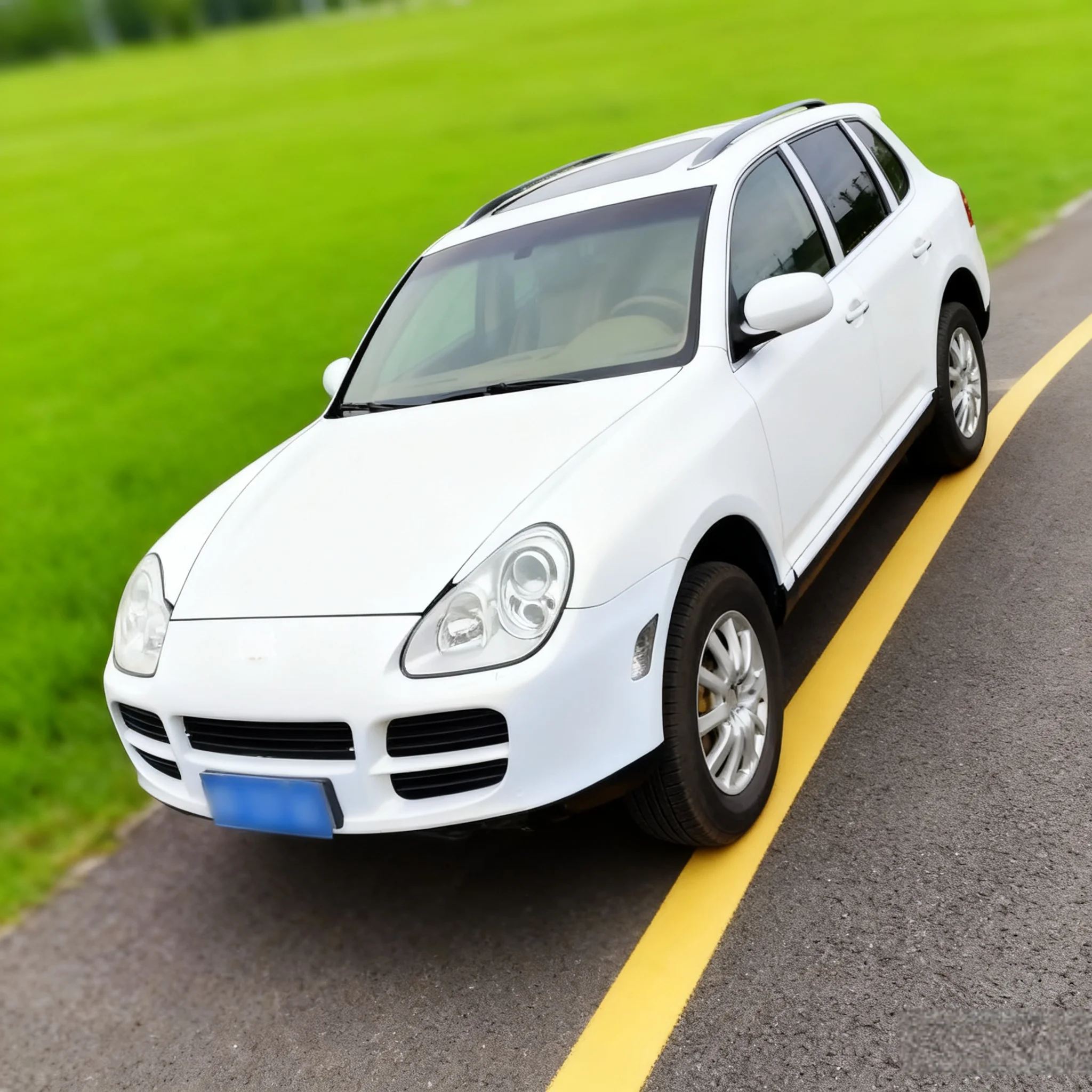 لبورشه كايين 2005 2006 اكسسوارات السيارات كشافات غطاء شفاف عاكس الضوء العلوي قذيفة عدسة شبكي #5