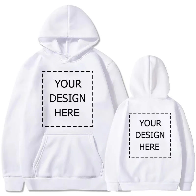 Hoodie custom printed logo group annual meeting culture shirt advertising shirt custom long-sleeved loose hooded coat work cloth