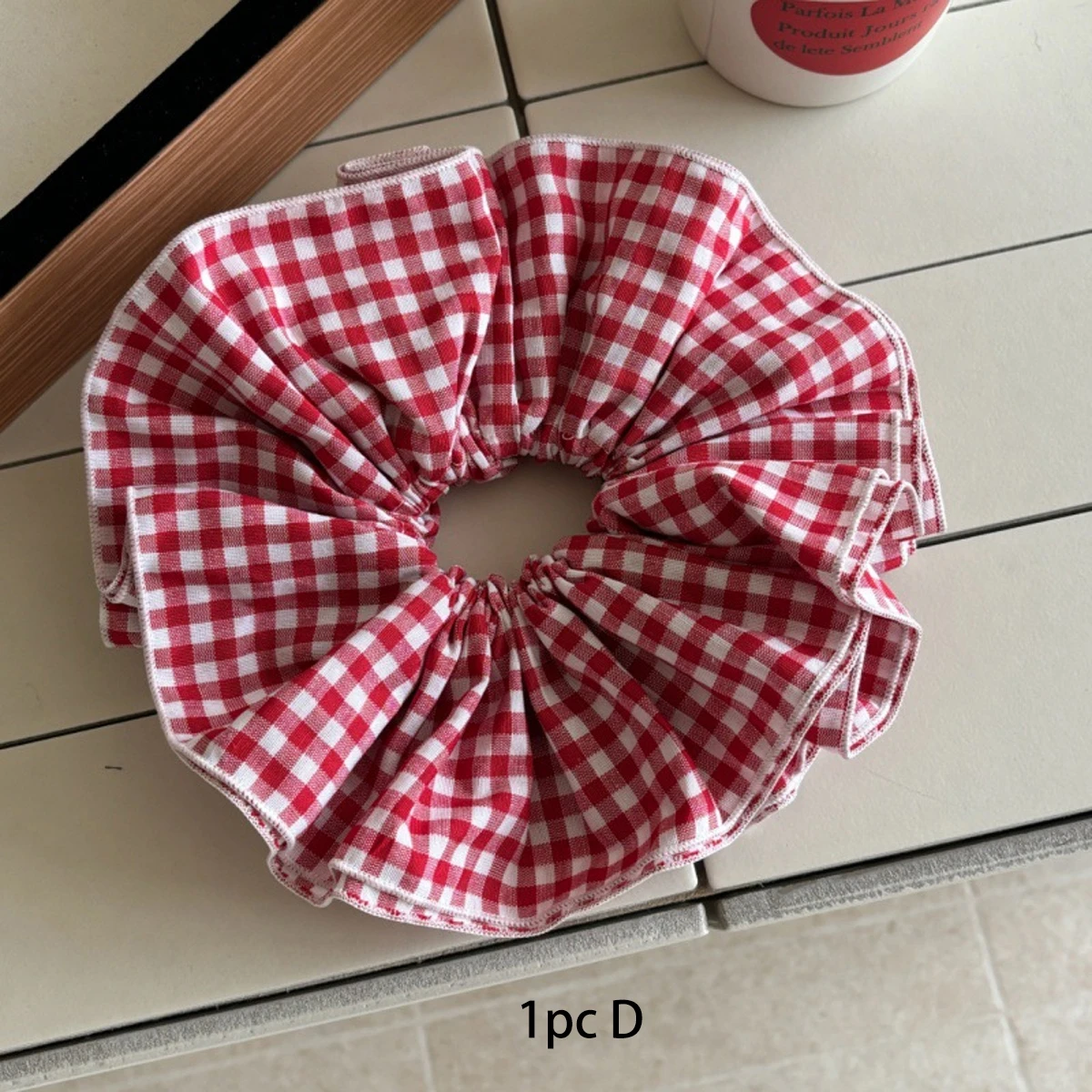 1 Stück Rote Frische Süße Blumen-Haargummis, Mädchen-Dutt-Haargummis, Nischen-Koreanische Version Vielseitiges Haar-Accessoire – Detail 8