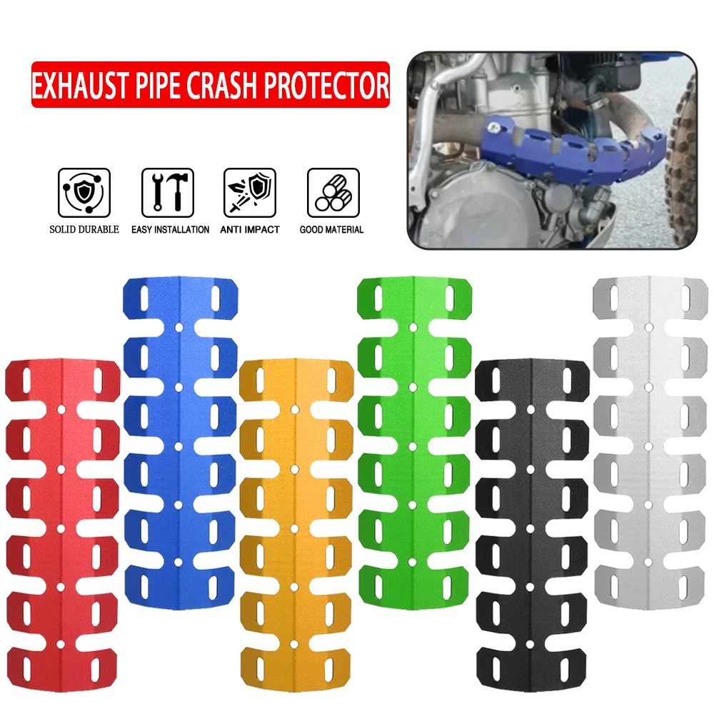 

Universal Motorcycle Curve Exhaust Muffler Pipe Heat Shield Cover Heel Guard For Kawasaki For Yamaha For Honda For Dirt Bike