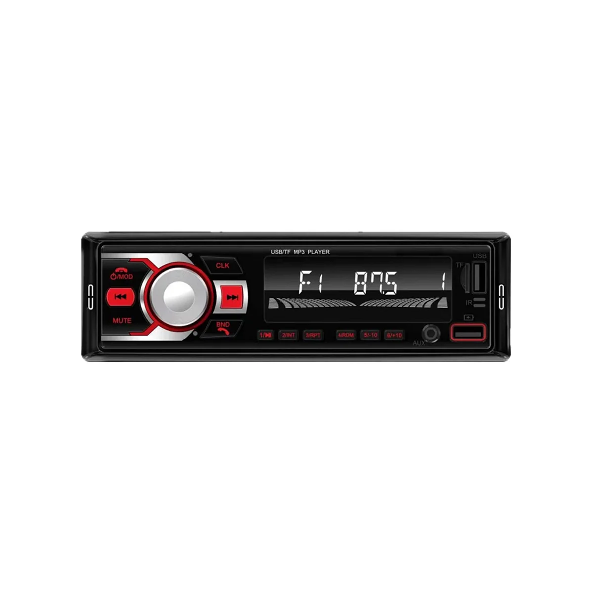 

Car Colorful Light FM Radio Car Bluetooth MP3 12V Multimedia Player Card USB Flash Drive Radio