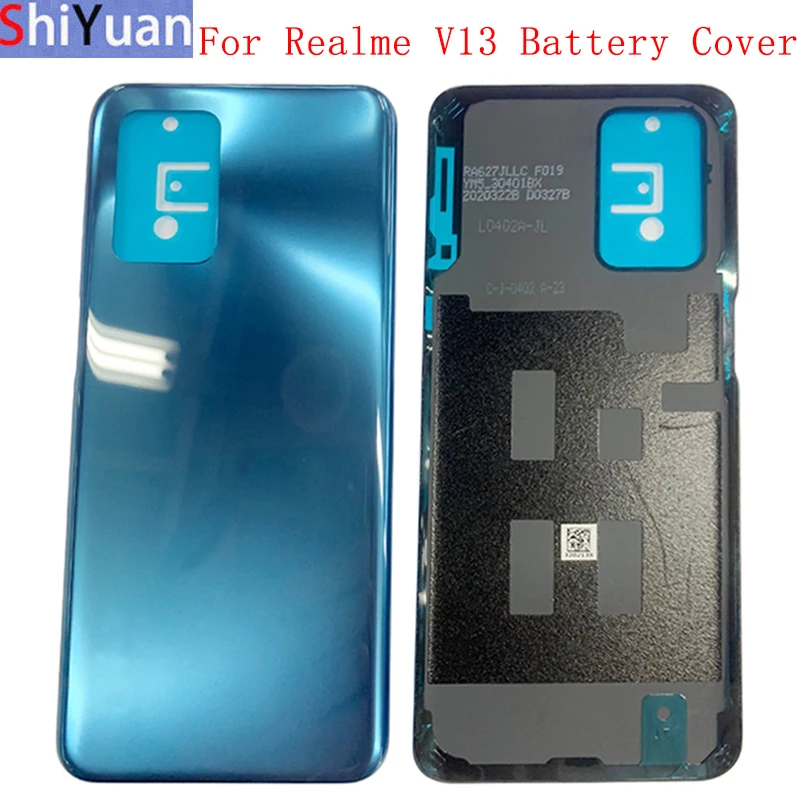 

Battery Cover Rear Back Door Panel Housing Case For Realme V13 5G Back Cover with Logo Replacement Parts