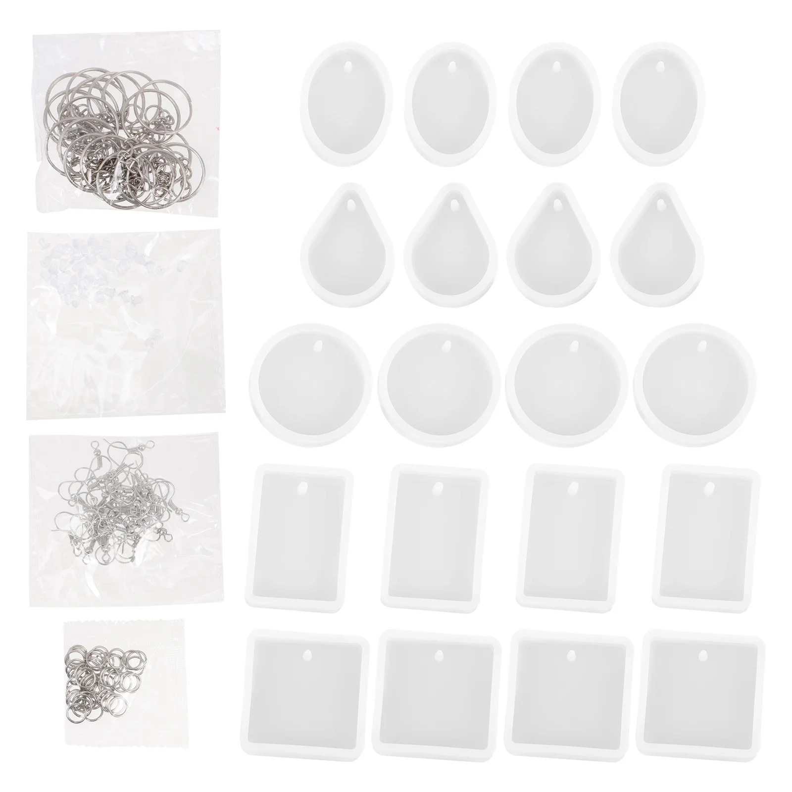 

1Set DIY Pendant Mold Silicone Resin Keychain Molds Jewelry Making Craft Mold for Handmade Pendant Decor Portable and Easy to