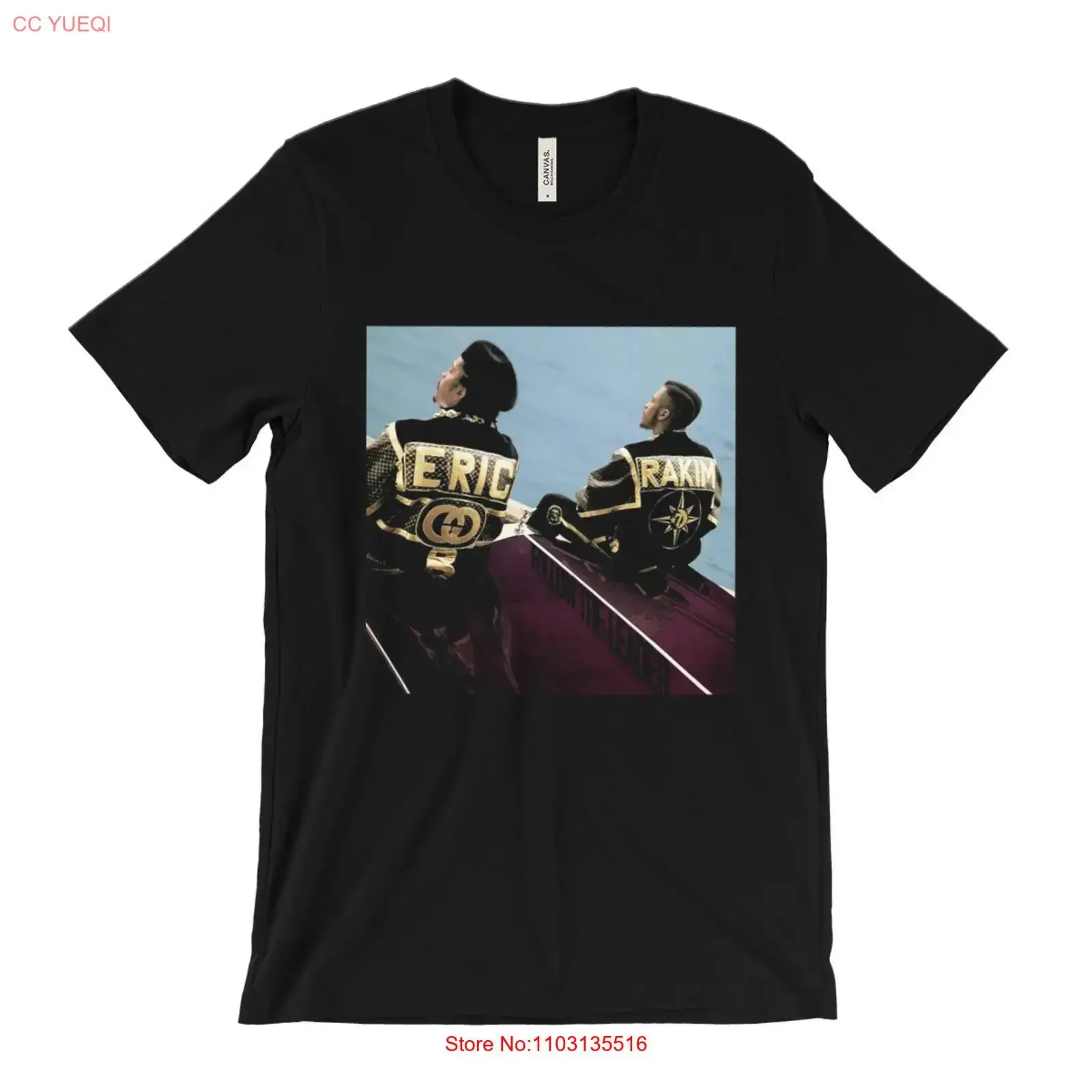 Eric B Rakim Follow The Leader T-shirt Don't Sweat Technique années 80 90 vintage lavé élégant polyvalent respirant légèrement