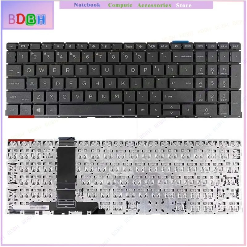 For HP ProBook 450 G9 455 G9 Laptop Keyboard English Keyboard Backlit Keyboard