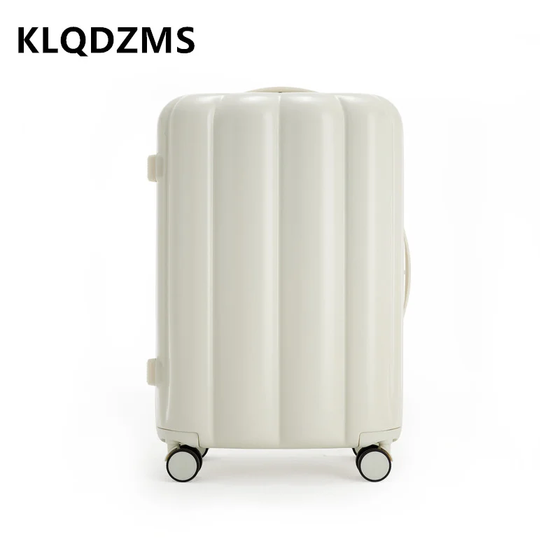 KLQDZMS 20 "24" 26 pulgadas equipaje nuevo cubierta de carrito de gran capacidad pequeña caja de embarque silenciosa señoras con ruedas maleta rodante