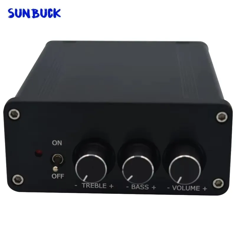 

Sunbuck 24V power supply Mini Home Desktop Audio Class D HIFI Amplifier 50W 2.0 TPA3116 LM1036 Digital Amplifier
