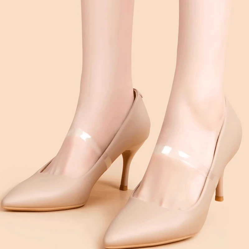 Transparent Invisible Shoelaces Ladies High Heels Sandals Straps Straps Anti Slip and Non Restrictive Fixed Anti Drop Shoelaces