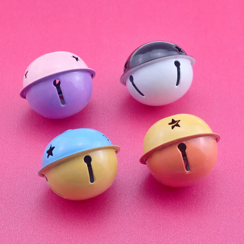 5Pcs Metal Bells Loose Beads Jingle Ball Wedding Party Christmas Supplies Decoration DIY Crafts Earrings Handwork Accessories