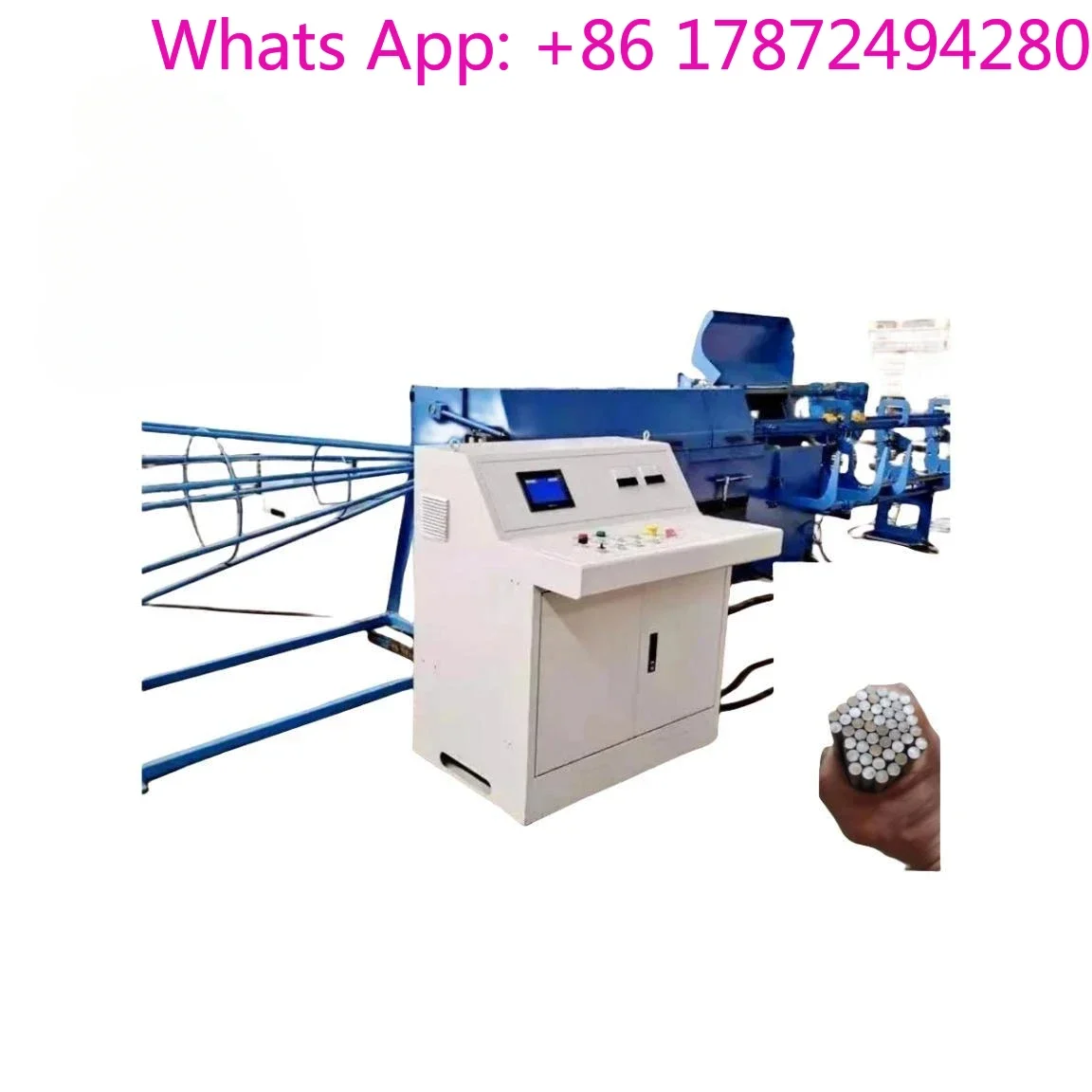 Qipang  high quality steel wire straightening and cutter high speed straightening and cutting machine