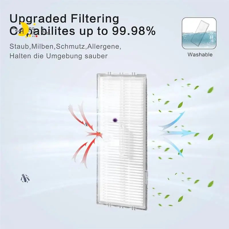 

AF95-Hepa Filter Replacement For Roborock S7 S7+ S7 Max Ultra S8 Pro Ultra S8+ S8 S7maxv S7 Maxv Plus T7S T7 Plus T7S Plus