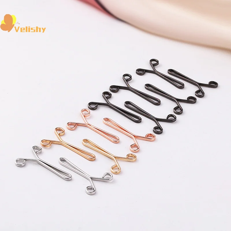 Kancing Celana Jeans Bentuk U yang Dapat Disesuaikan, Kancing Jepret Tanpa Bekas, Klip Celana Lepas Pasang, Aksesoris Pakaian