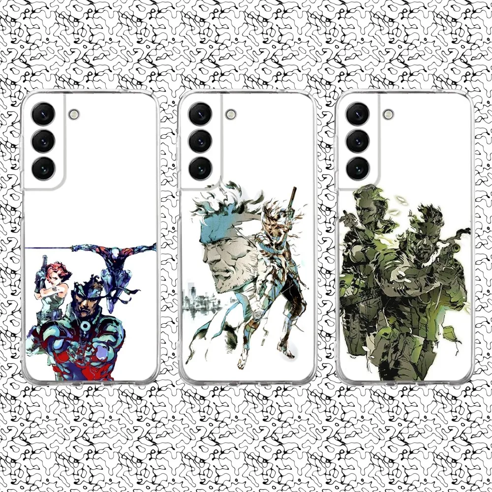 

Game Metal Gear Solid Phone Case Silicone For Samsung S30,S23,21,22,20 Ultra,S20 FE lite,S10,9,PIus Note20ultra Cover Clear