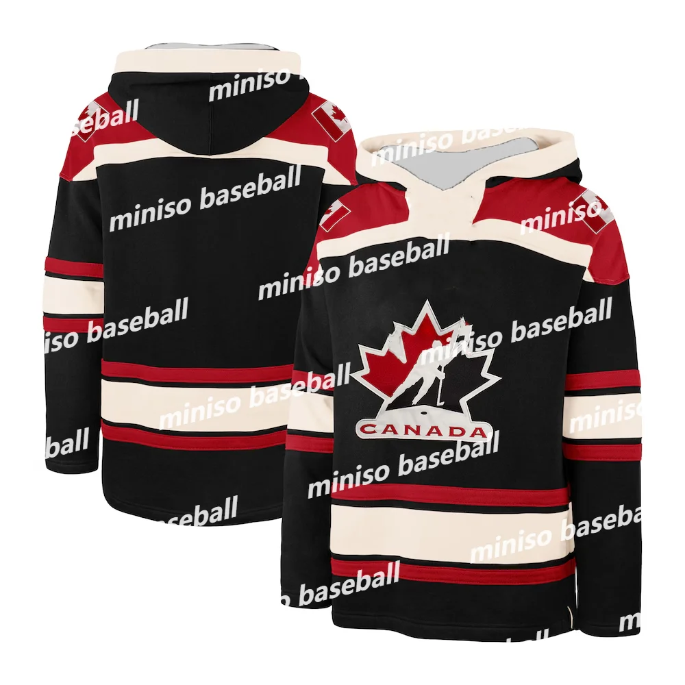 

Canada Sweater 2025 47 Black Hockey New Arrivals American Women‘s Jerseys Limited Men's Adults/Kids Hoodie