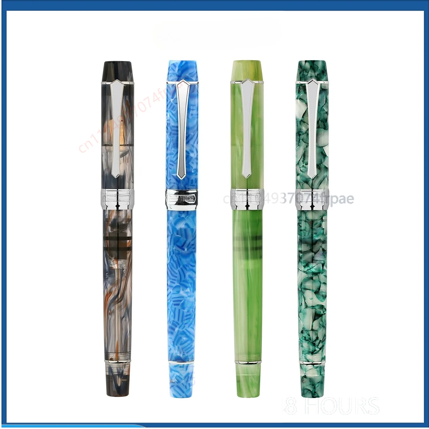 For PENBBS 355 Collectible Fountain Pen Syringe Piston Ink Filling Structure Calligraphy Practice Handwriting Pen