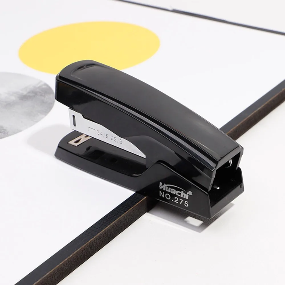 Stapling Tools Labor-Saving Stapler Portable Metal Paper Stapling Machine Grey/Black Hand Tools Staplers for Desk