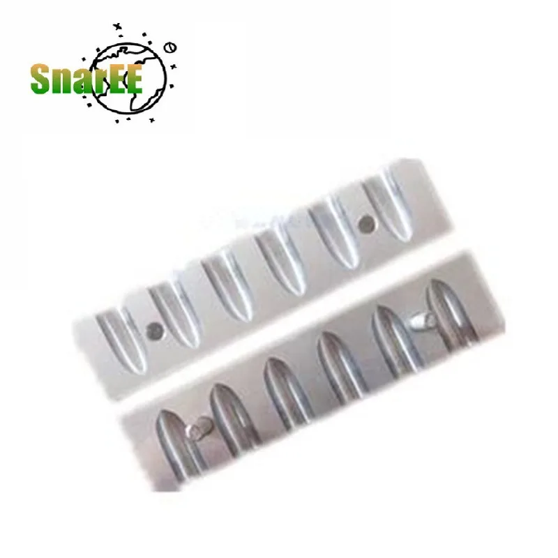 6 holes 1.5g 2.0g 3.0g Bullet-shaped Suppository Mold Manual Aluminum Suppository Mold Teaching Experiment Mould