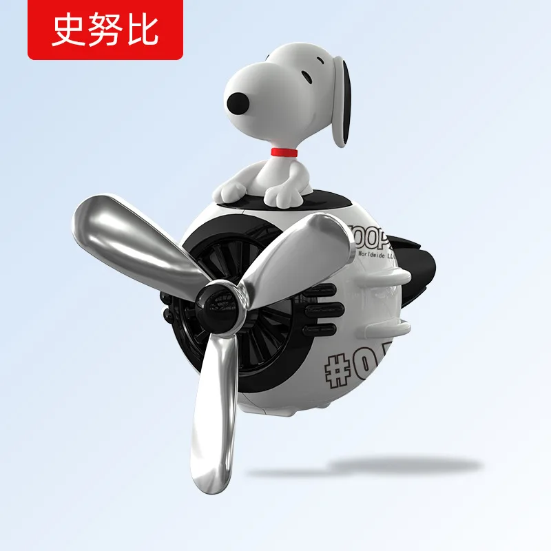 Aromatizante para Auto Snoopy, Adornos Lindos de Dibujos Animados, Perfume para Rejilla de Ventilación, Decoración Interior, Accesorios para Autos, Regalos