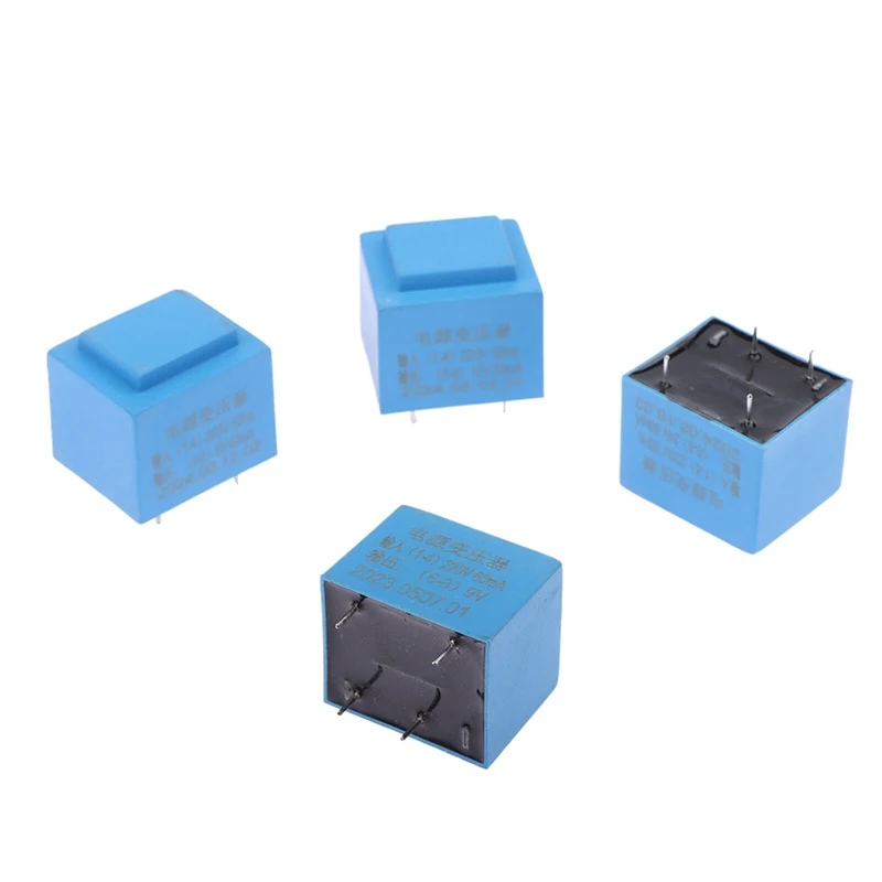 0,5 W 220 V do 12 V moc Mini uszczelniony typ wtyczki w pลytce drukowanej 4-pinowy wodoodporny transformator w obudowie