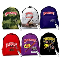 Backwoods Cigar Backpack Teens Boys Girls 3D Rucksack Women/Men School Travel Backpack Backwood Shoulders Bag