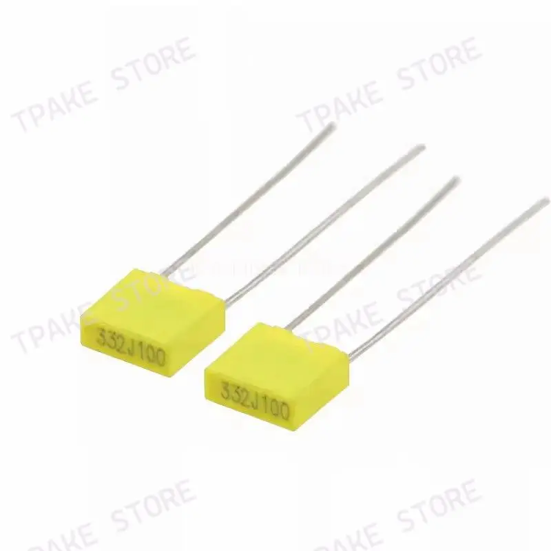 

Correction Capacitor CL71 332J100 3n3J100 100V 3.3nF Lead Pitch 5mm Polypropylene Safety Plastic Film Capacitance