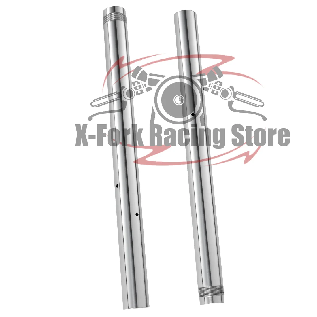 Front Fork Inner Tubes Pipes Pair For KAWASAKI Ninja ZX-14R 2016-2021 43x525mm 1.0mm thread fork pitch 44013-0271 44013-0272