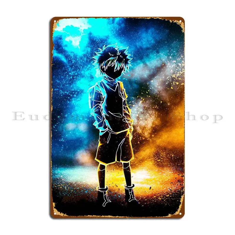 Dark Soul Of Killua Zoldyc Metal Plaque Personalized Pub Vintage Designing Plaques Tin Sign Poster