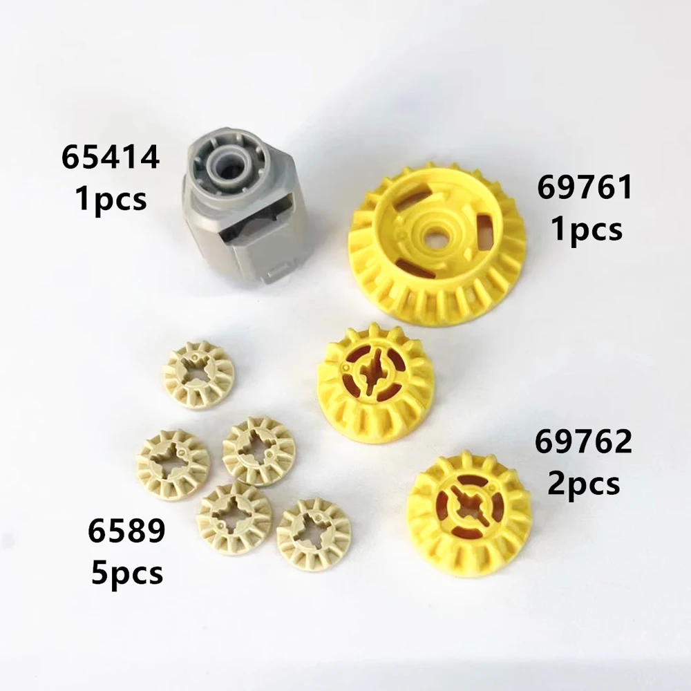 New Differentials Gears MOC Technical Modification Parts Compatible with legoeds Building Blocks 42143 69761 69762 65414 6589