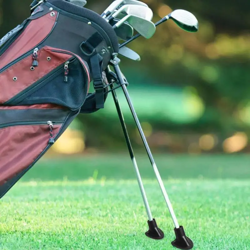 .New Sale.2Pcs Anti Slip Rubber Universal Golf Bag Stand Legs Golf Bag Feet Replacement Outdoor Sports Accessories