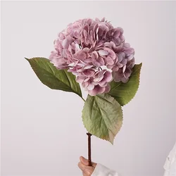 4Pcs High-end Latex Hydrangea Artificial Flowers Real Touch Hydrangea Luxury Home Decoration Party Wedding Flower Arrangement