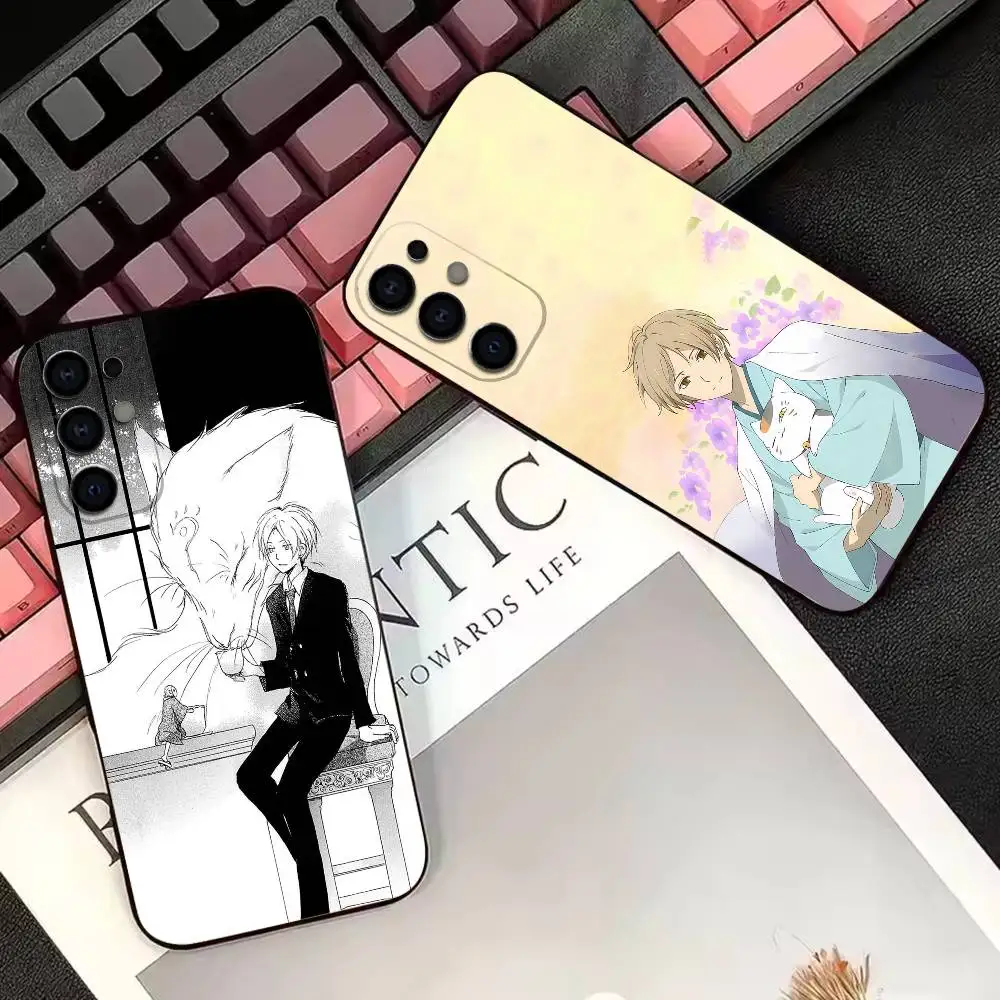 N-Natsume's Book of Friends  Phone Case For Samsung S26,S25,S24,S23,S22 Black Soft Protective Phone Case