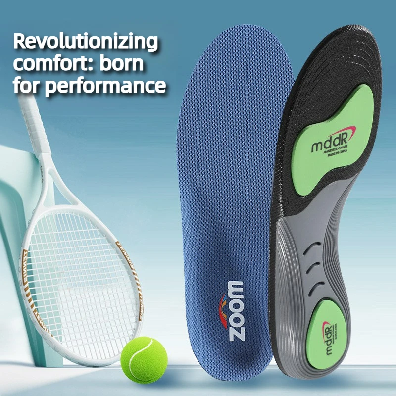 Sports Knee Support Corrective Insoles High Elasticity Shock Absorption Sweat-Absorbing Breathable Antibacterial Odor-Removing
