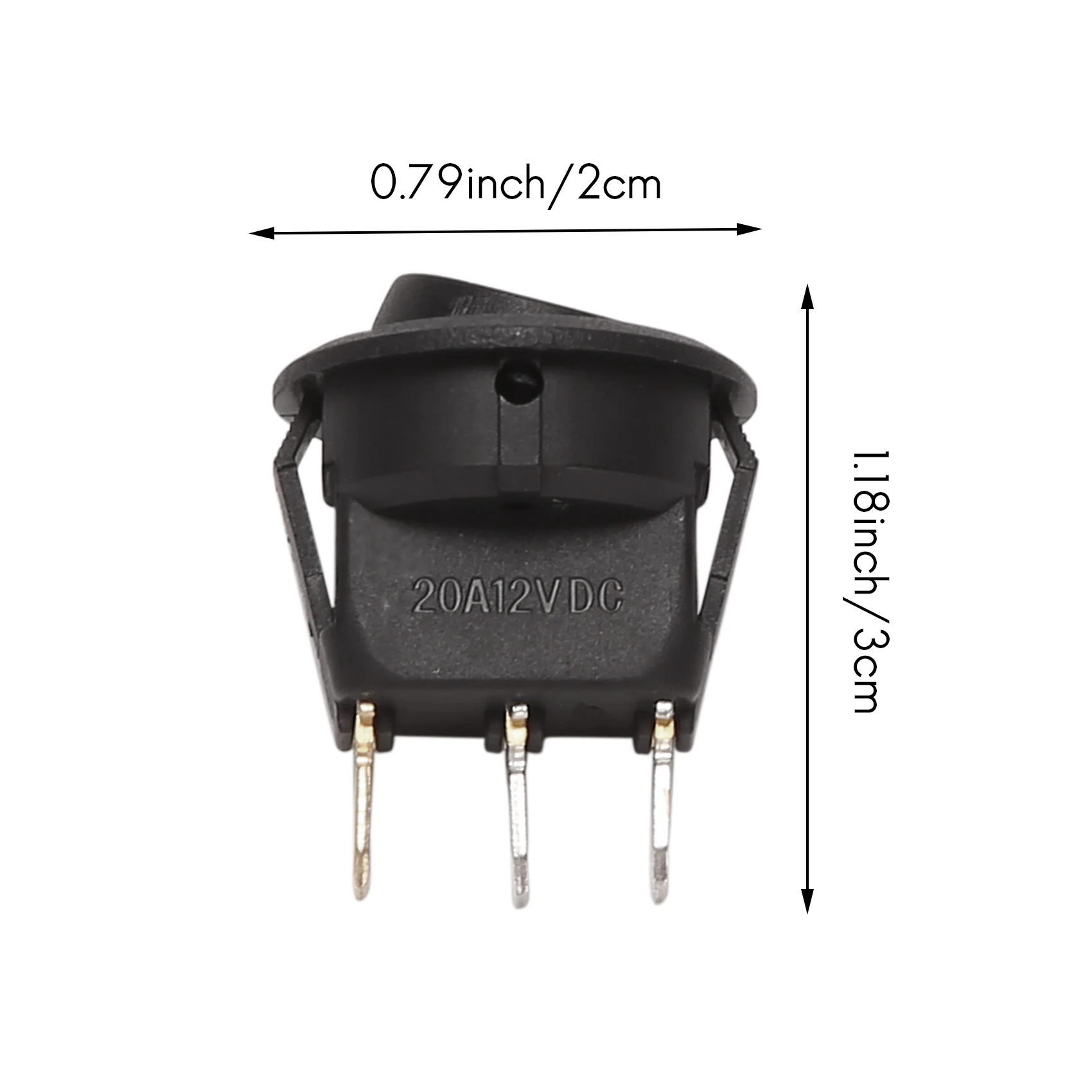 

Круглый 3-контактный кулисный/выключатель парковки, передний и задний датчик ходьбы