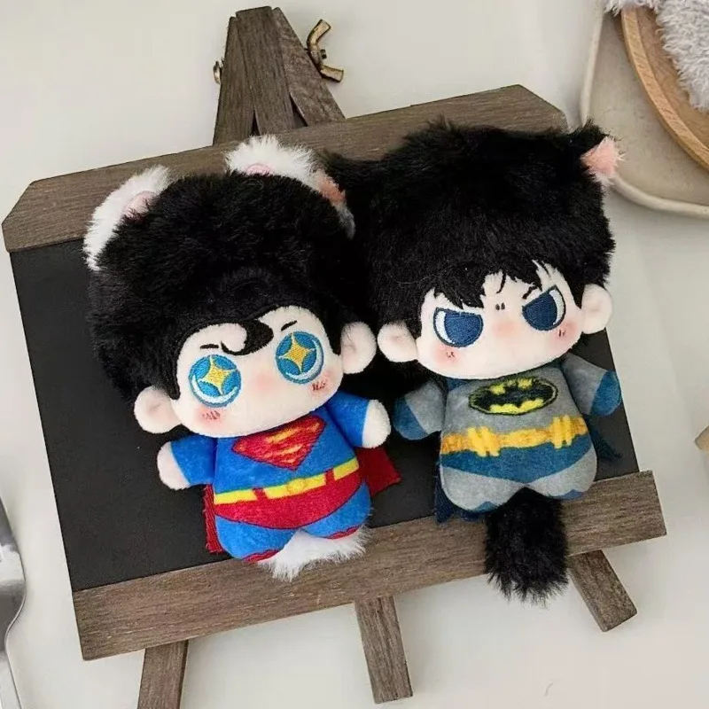2026 New Anime Superman Clark Kent Plush Batman Bruce Wayne Plush Pendant Doll Classic Hero Plushie Movie Peripherals Fans Gift - view 4
