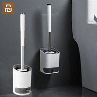 Xiaomi Silicone TPR Toilet Brush With Tweezers Bathroom Accessories Wall Hanging Toilet Brush for Floor Brush Home Cleaning Tool