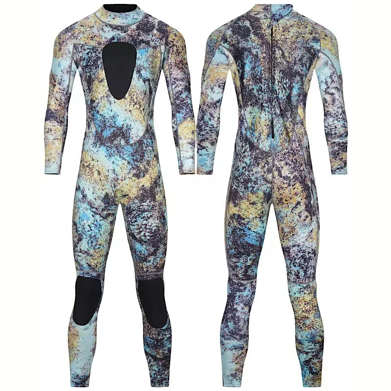 

Men Camouflage Wetsuit 3mm Neoprene Surfing Scuba Diving Snorkeling Swimming Body Suit Wetsuit Surf Kitesurf Equipment 3XL