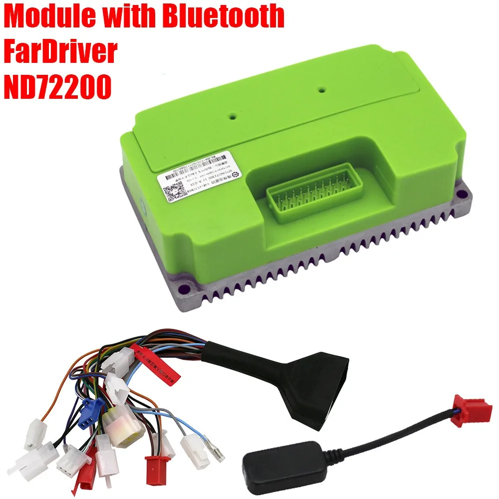 

BT Programming Debugging 48V-72V 80A 3KW DC Sine Wave Motor Controller For Nanjing Fardriver ND72260 Electric Scooter