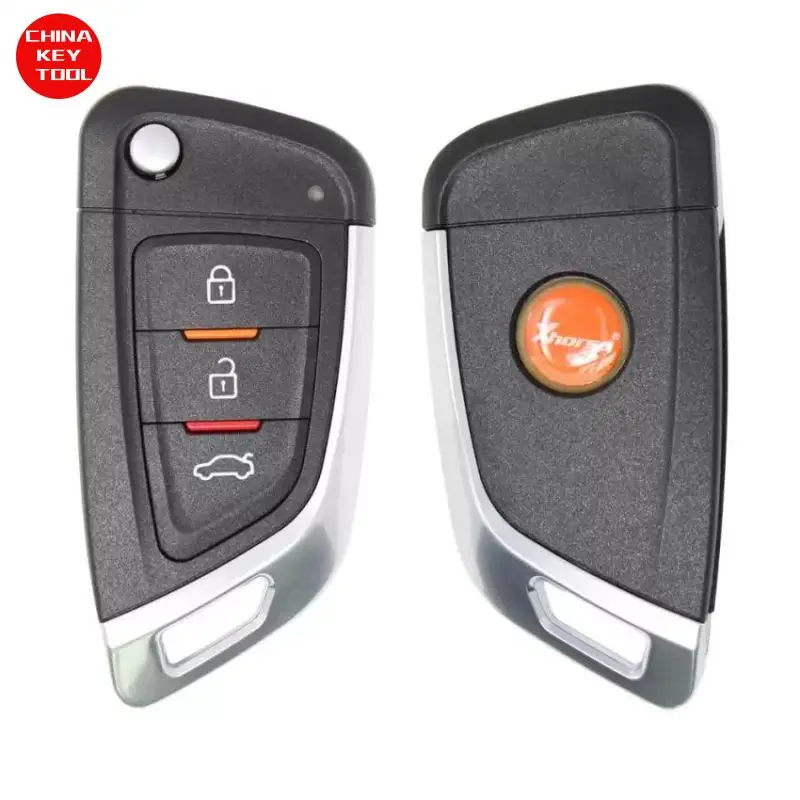 1 ชิ้น Xhorse VVDI Key Tool รีโมทกุญแจแบบพับได้ 3 ปุ่ม รุ่นใหม่สำหรับ BMW รุ่น XKKF02EN เวอร์ชันสากล