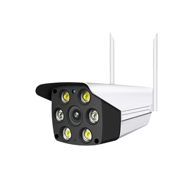 2MP 1080P V380pro APP Full Color Rain-proof IP Bullet Camera AI Humanoid Detection Home Security CCTV Baby Monitor