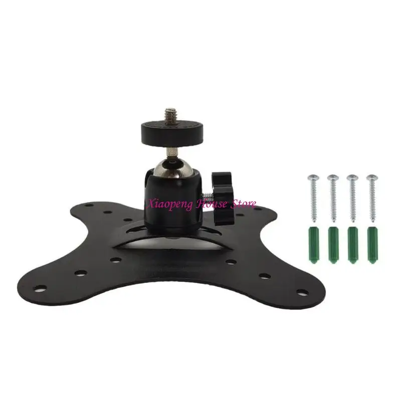 

Single Hole Projectors Bracket 360 Degree Adjustable Concealed Cable Storage Heavy Gauge Metal 77JC