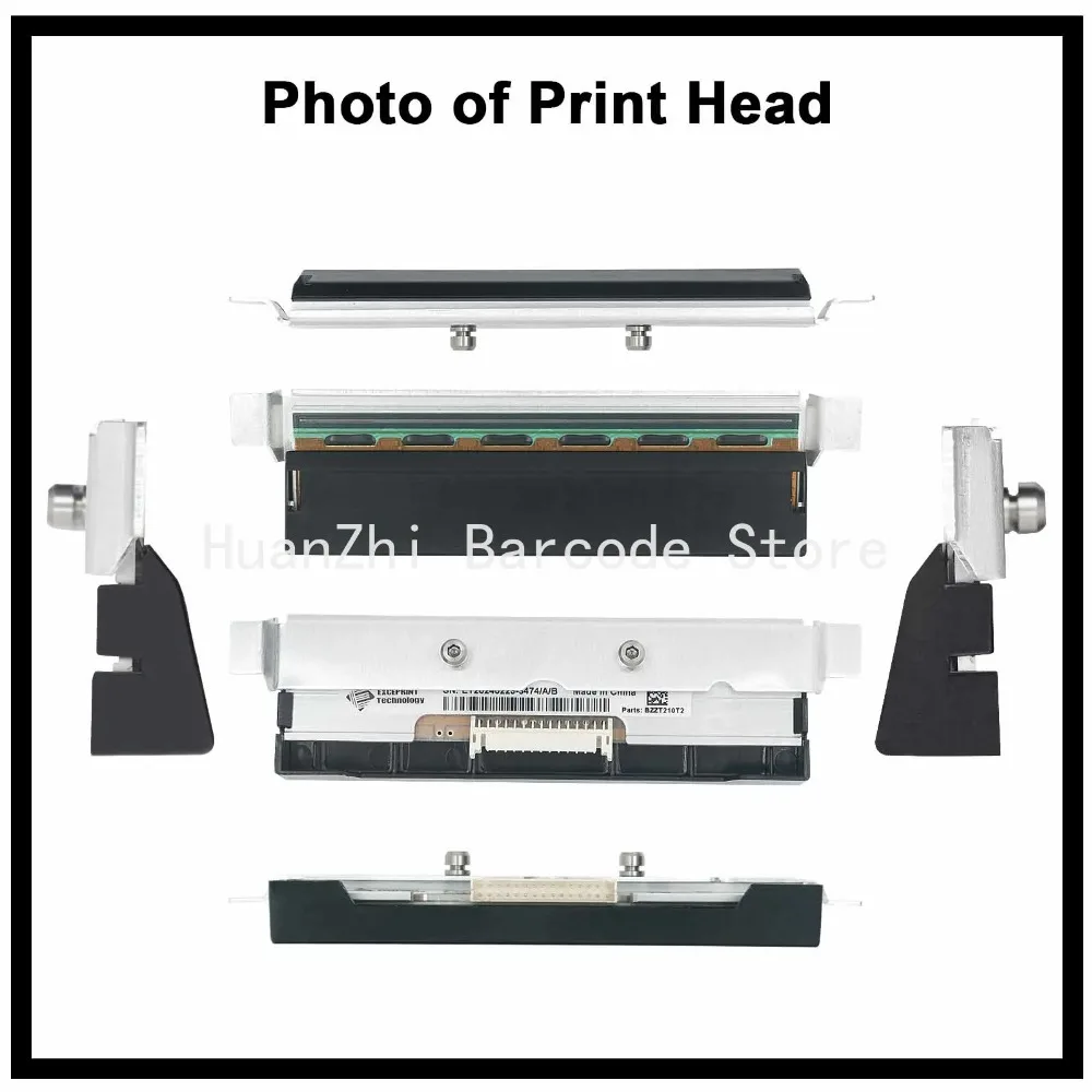 Новая термопечатающая головка для принтера этикеток Zebra ZT230 ZT210 ZT220 203DPI P1037974-010, печатающая головка для штрихкодов