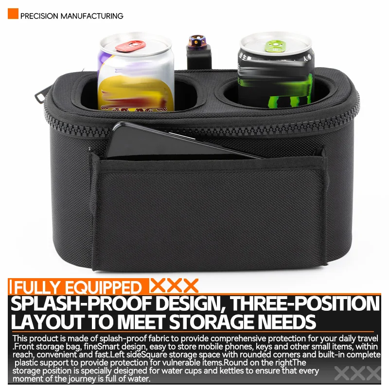 For Yamaha XMAX 300/250 NMAX155 Motorcycle Handlebar Drink Water Bottle Cage Cup Holder Crossbar Bracket Balancebar Storage Bag