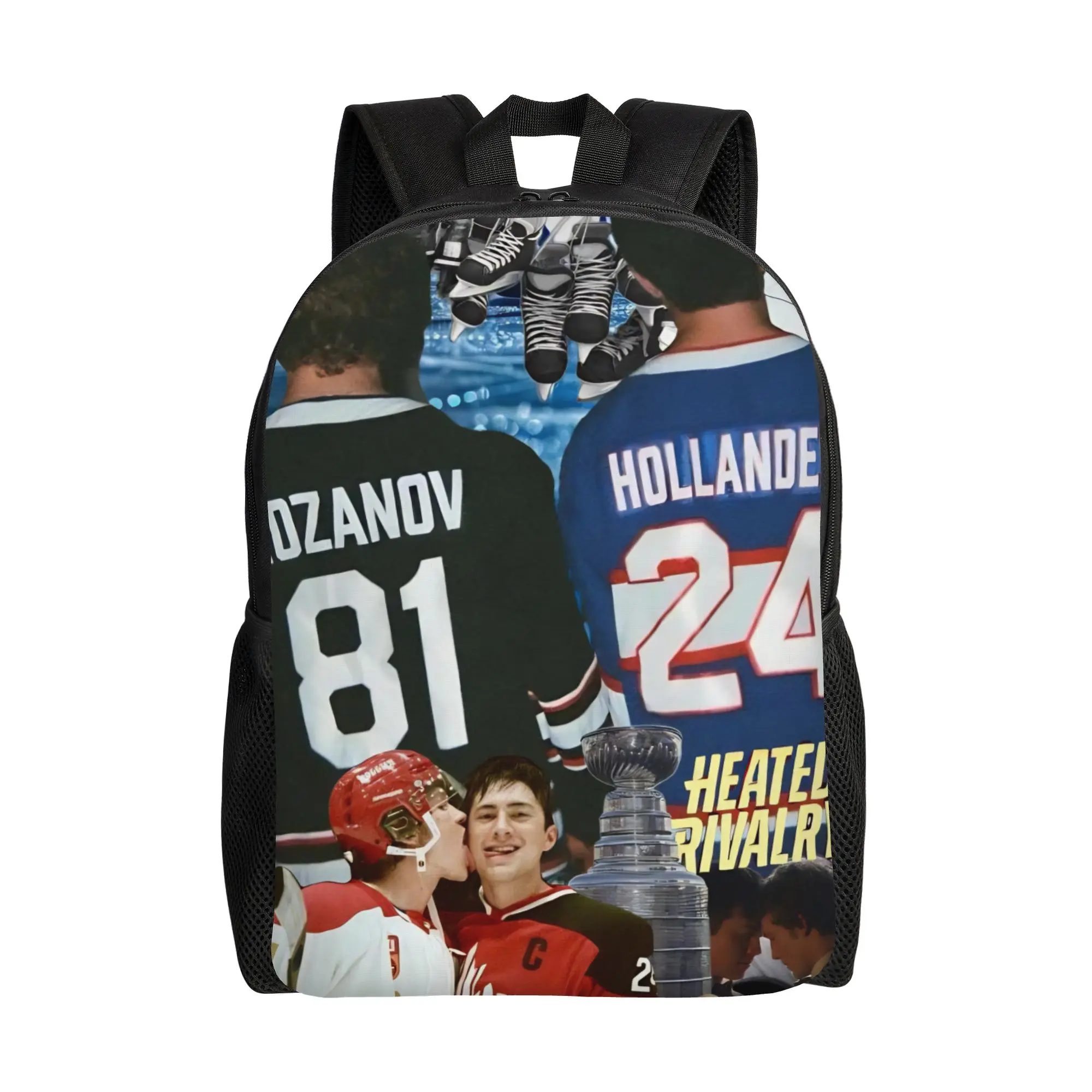 

Рюкзак Heated Rivalry Shane Hollander Ilya Rozanov: Прочный городской рюкзак для старшеклассников, мужчин и женщин, для ноутбука, из холщовой ткани