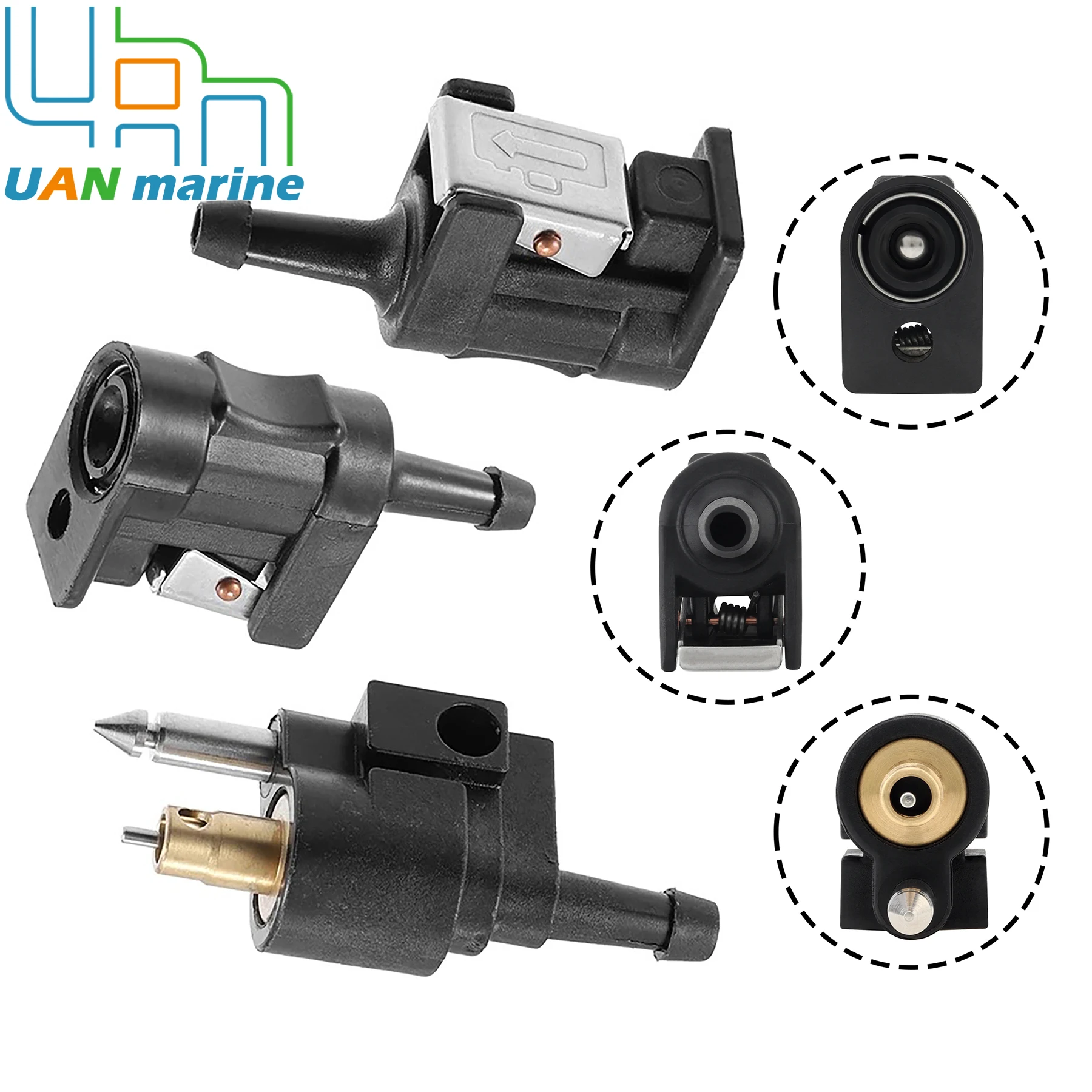 6Y1-24305 6G1-24304 Boat Engine Fuel Line Connector Pipe Joint for Yamaha Outboard Fuel Tank Hose Pipe 6G1-24305-05 655-24305-01