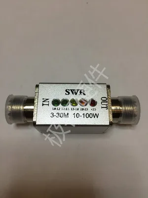 

SWR Short Wave Standing Wave Meter LED SWR METER Short Wave Standing Wave Indicator