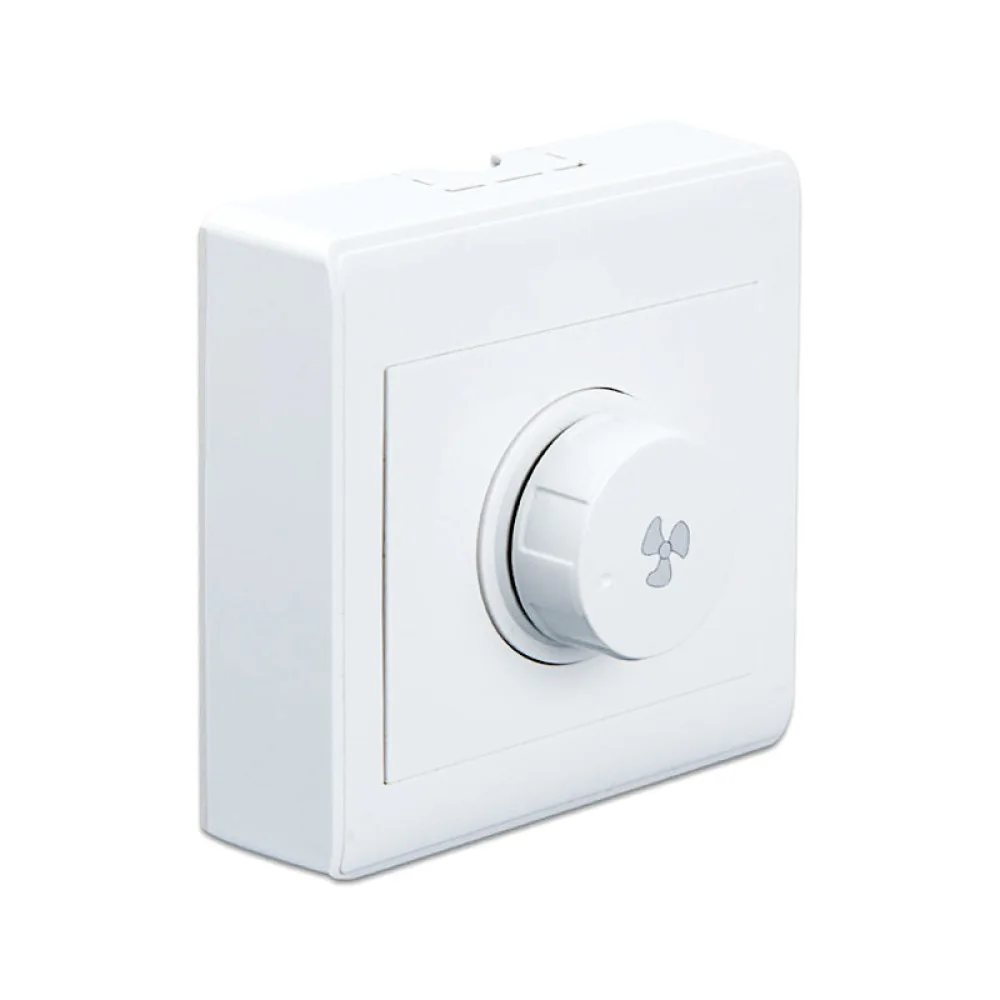 Rotary Stepless Fan Speed Controller 86 Type Wall Mount Switch For Industrial Office Cooling Ventilation Electrical Control