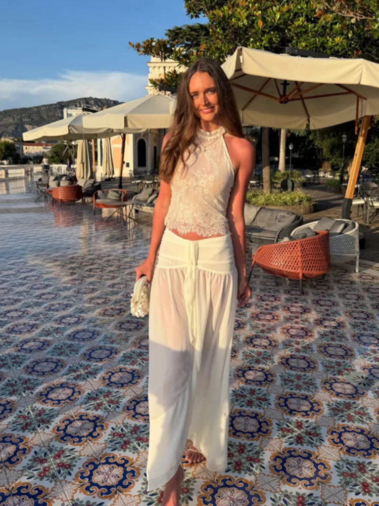 Halter Neck Top - Conjunto de Falda y Top de