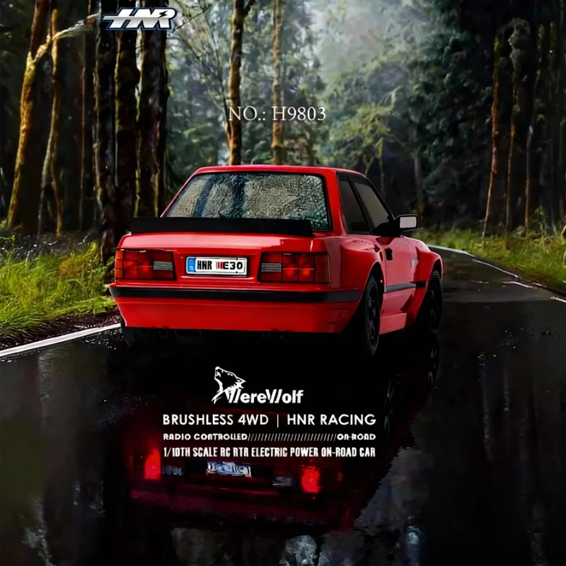 Hongnuo H9803 1:10 4WD RC On-Road Drift Car - Modelo de corrida de controle remoto elétrico